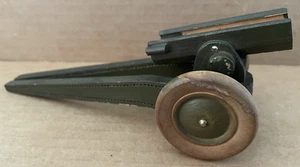 Vintage WOODEN Cannon Toy Wheels Base - Picture 1 of 14