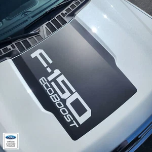 Fits 2021-2025 Ford F150 Ecoboost Center Hood V4 High Quality Decals F-150 - Picture 1 of 8