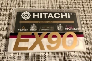 HITACHI EX 90 CASSETTE BRAND NEW SEALED (1988) - Photo 1/3