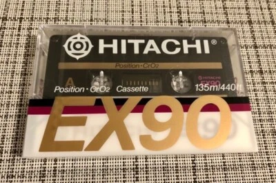 HITACHI EX 90 CASSETTE BRAND NEW SEALED (1988) Foto 1 de 3