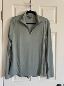 Eddie Bauer Womens Long Sleeve Green Pull Over UV Protection 50 Size Large￼ - Picture 1 of 2