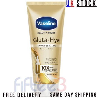 Vaseline Gluta-Hya Flawless Glow Serum-Lotion 200ml Brightening & Hydrating Skin