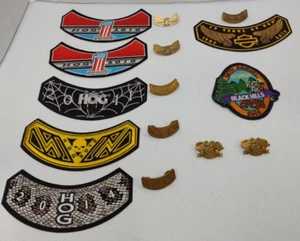 Harley Davidson Anual HOG Chaleco Chaqueta Parches y Alfileres Motociclista Motocicleta Lote de 15 - Imagen 1 de 21