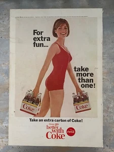 Magazine ad Coca Cola, Vintage 1965, 63/4" X 10". See Comments and Picture. - Picture 1 of 2