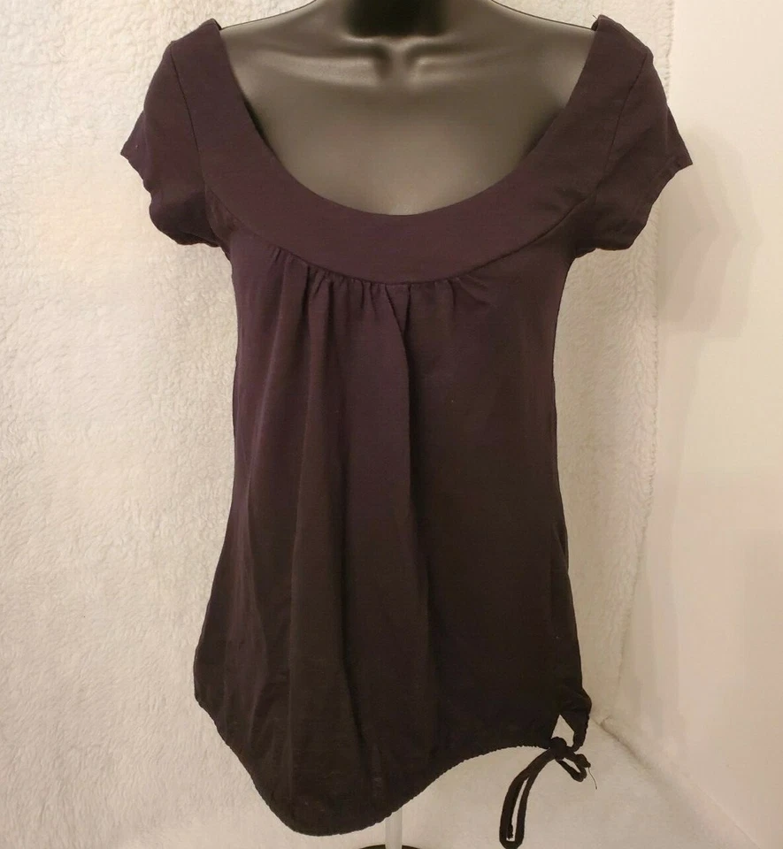 No Boundaries Juniors Womens Shirt Top Blouse  Size S Small 3/5 Black - Image 1 of 4