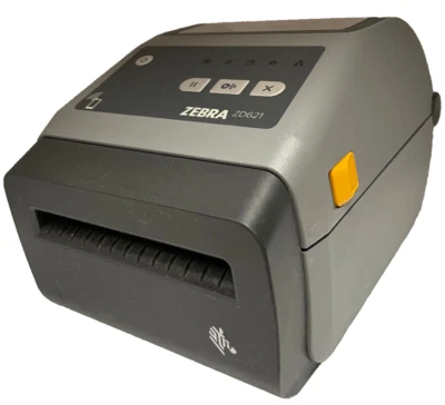 Zebra ZD621 Wireless Monochrome Direct Thermal Label Printer Cutter UPS USPS - Image 1 of 4