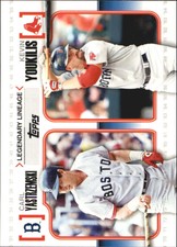 2010 Topps Legendary Lineage Baseball Card #LL29 Carl Yastrzemski/Kevin Youkilis