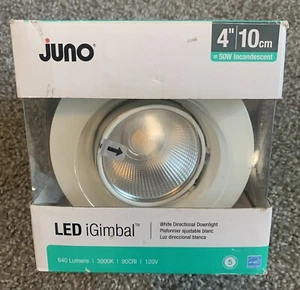 Juno Recessed Downlight, 4"/ Adjustable, 3000K/ 640 lumens - Picture 1 of 3