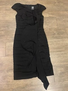 JAX Bandage Black Bodycon Dress Size 2 - Picture 1 of 7