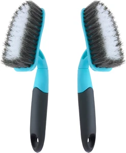 2-Pack Scrub Brush for Cleaning with Long Handle, Medium Firm Brush Bathroom Cle - Picture 1 of 12
