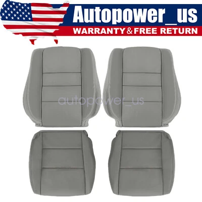 For 2008-2012 Honda Accord 4DOOR Driver & Passenger Bottom & Top Seat Cover 4pcs - Image 1 of 4