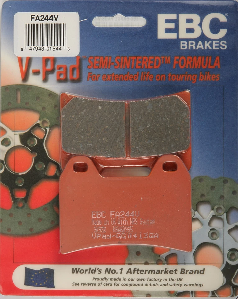 EBC Brake Pads V Series FA244V - Изображение 1 из 1