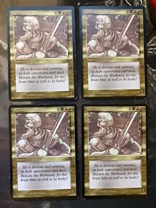 *** LEGENDS Barktooth Warbeard x4 *** LP-MP - ENGLISH - Vintage Magic MtG - Picture 1 of 2