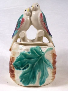Morton Pottery Wall/Freestanding  Planter Love Birds 6.5" - Picture 1 of 11