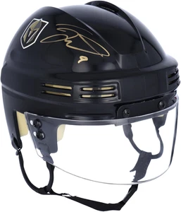 Jack Eichel Vegas Golden Knights Autographed Black Mini Helmet - Picture 1 of 3