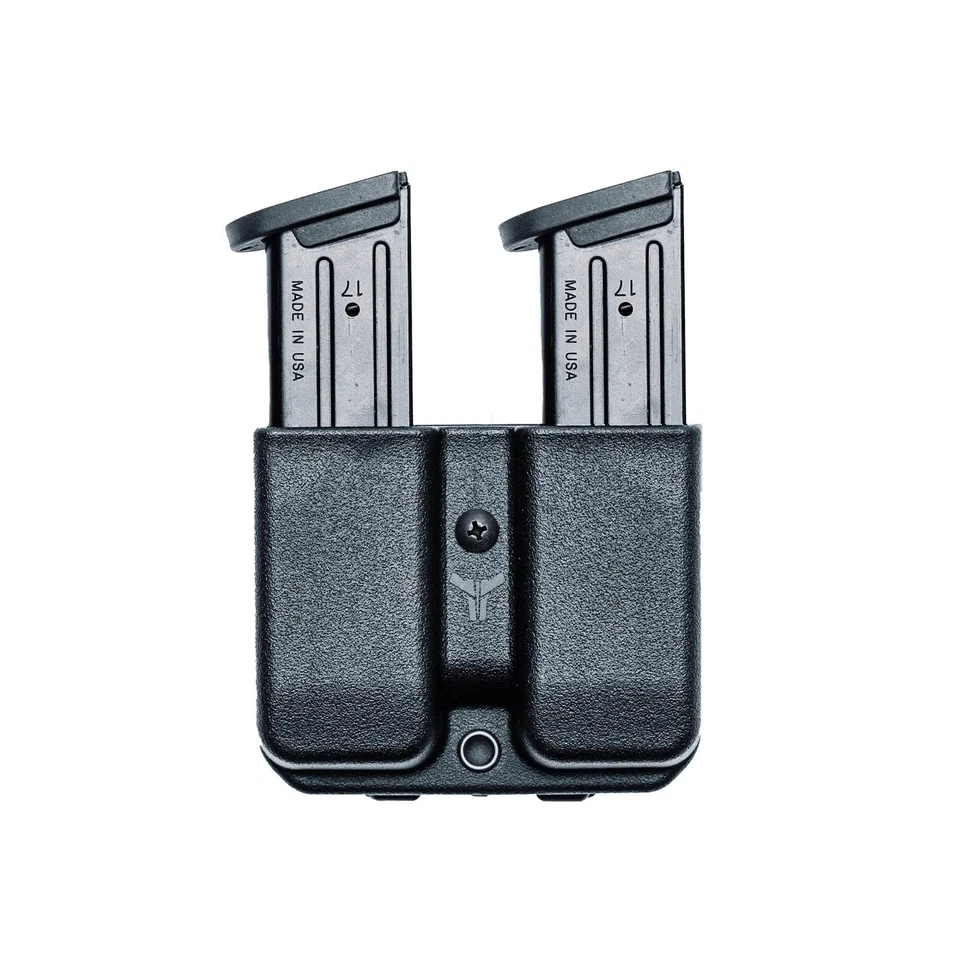 OWB Double Mag Pouch for Glock 17, 19, 22, 23 & More - USA Made - Signature D... - Imagem 1 de 4