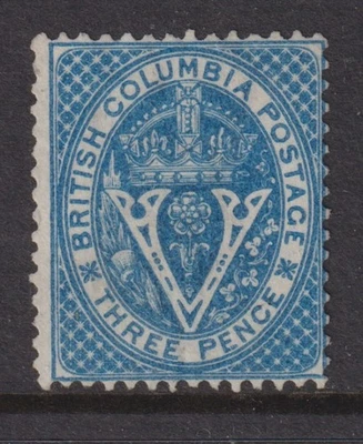 British Columbia 1865 SG 22 MNG VF - Image 1 of 2