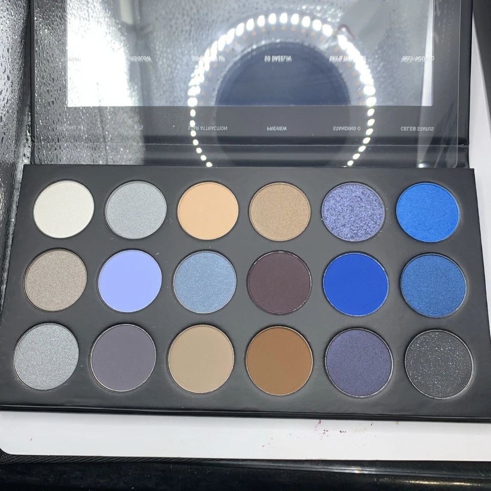Morphe 18A Blue Ya Away 18 Pressed Powder Palette Eyeshadow Makeup New - Image 1 of 4