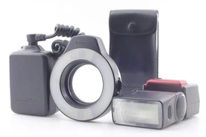 [MINT] Canon Speedlite 300TL for 35mm Film Camera T90 + Ring Lite ML3 From JAPAN - Picture 1 of 9