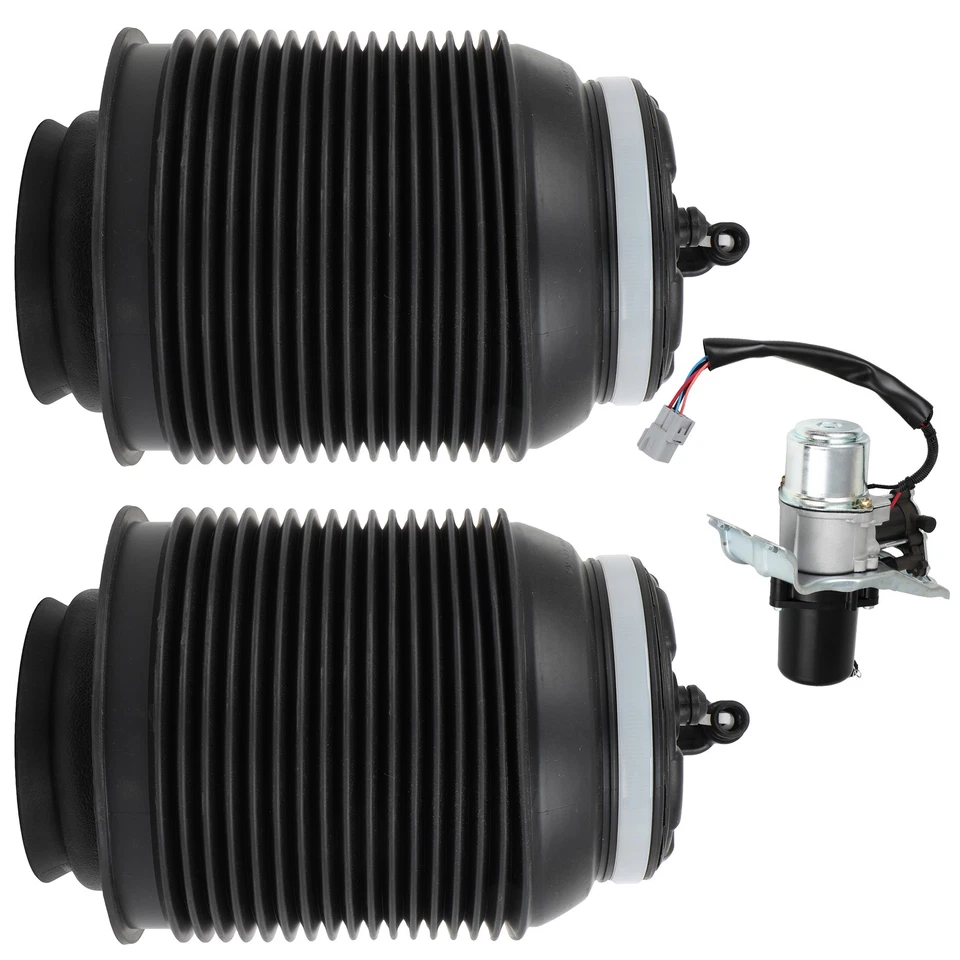 3PCS Rear air suspension spring & Compressor Pump For 2005-2007 Toyota Sequoia - Image 1 of 1