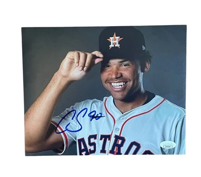 Cam Smith Signed 8x10 Photo Houston Astros Autographed Auto JSA COA - Image 1 of 2