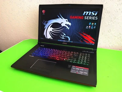 Msi Gaming Laptop Intel i7 7th Gen With 1TB Storage SSD and HDD VR Ready - Image 1 of 4