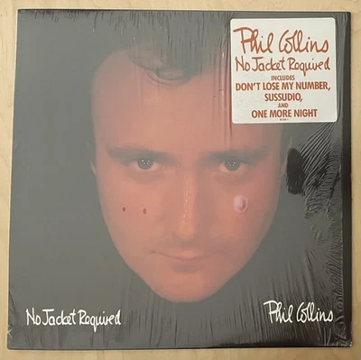 Phil Colins без куртки требуется 1985 Atlantic запись LP (открытый усадка) (EX/EX) - Изображение 1 из 4
