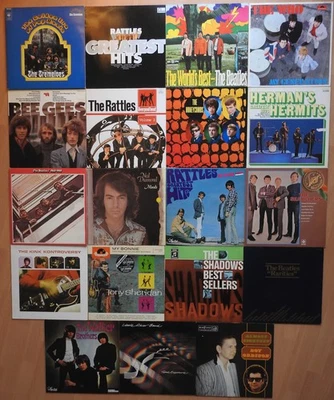 21 Vinyl 19x LP BEAT Pop Rock 70s 80s Beatles Rattles Kinks TOP Sammlung Mint NM - Bild 1 von 4
