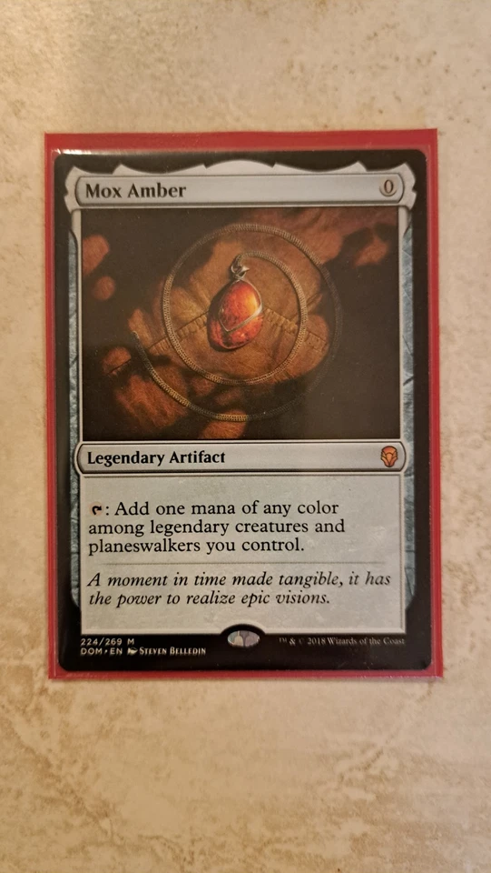 Mox Amber Dominaria Magic the Gathering Card LP/NM Condition - Image 1 of 1