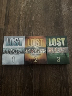 LOST Complete Seasons 1 2 3 TV Series DVD Box Set Lot Seasons 1-3 Free Shipping - Image 1 of 4
