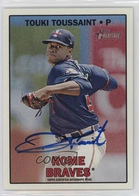 2016 Topps Heritage Minor League Edition Real One Touki Toussaint #ROA-TT Auto - Image 1 of 2