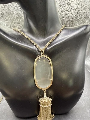 ⭐️Kendra Scott | Collar Largo Rayne Chapado en Madreperla Oro Rosa (50) Foto 1 de 4