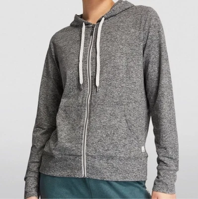 Vuori Halo Performance Hoodie Womens Large Gray Full Zip Jacket - Image 1 of 4