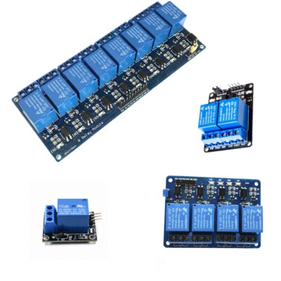 5V 1-2-4-8-Kanal Relaismodul Relais Modul für Arduino Raspberry Pi ARM AVR CN DE - Bild 1 von 4