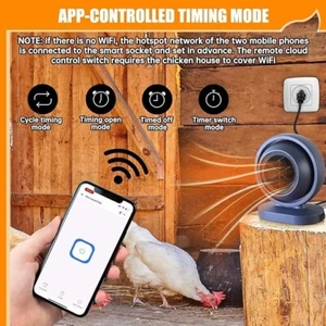 Chicken Coop Heater with Thermostat & App Remote Control Suitable for Farm/House - Picture 1 of 4