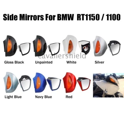 Espejo retrovisor multicolor ámbar intermitente para BMW R1100RT R1150RT R1100RTP Foto 1 de 4