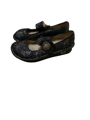 Alegria Mary Janes PAL 金属色鞋 36 码 US 6-6.5 — 第 1/4 张图片