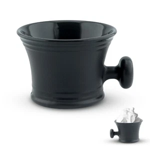 Taza de jabón de afeitar Haryali London color negro para crema de afeitar y jabón - Imagen 1 de 8