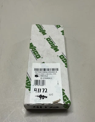 Nuevo Lote de 100 placas de alivio de tensión Wago 769-412 Foto 1 de 3