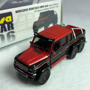 Auto 1/64 Era Mercedes-Benz G63 AMG 6X6 Rossa & Nera Edizione Speciale - Foto 1 di 2