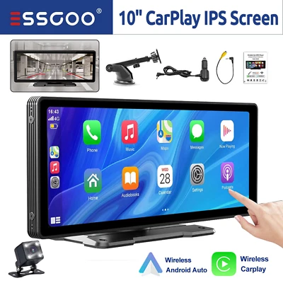 10.26" Apple CarPlay Android Auto Touchscreen Tragbares Autoradio FM Bluetooth - Bild 1 von 4