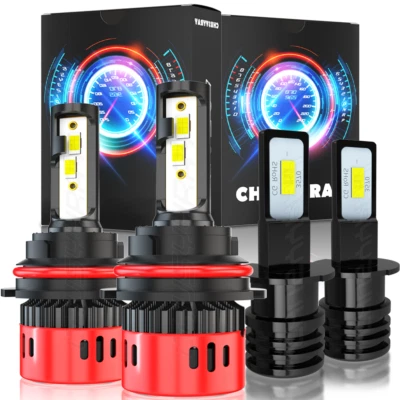 Para Isuzu Trooper 1994-02 6000K LED Faro Alto/Bajo + Bombillas de luz antiniebla Foto 1 de 4