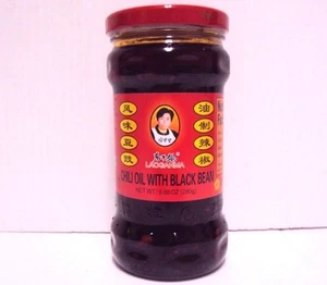 Lote de 10 ACEITE DE CHILE Lao Gan Ma con FRIJOL NEGRO (soja fermentada) Chino picante caliente - Imagen 1 de 3