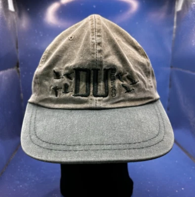 Vtg Ducks Unlimited DU Committee Denim Adjustable Buckle Strapback Cap Hat - Image 1 of 4