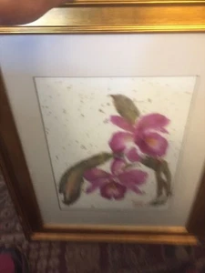 Hand Painting Watercolor By Sharon Aden Bennett - Picture 1 of 12
