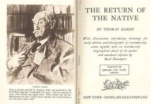 Return Of The Native 1950 Hardy Great Illustrated Classics Hardcover Ex Lib - Picture 1 of 8