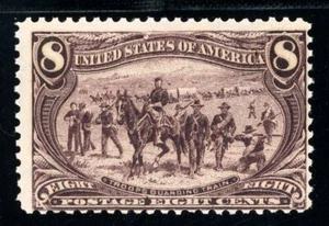 USAstamps Unused FVF US 1898 Trans-Mississippi Troops Scott 289 Dull OG MNH - Picture 1 of 2