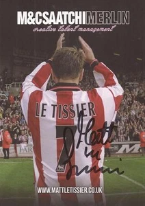 SOUTHAMPTON: MATT LE TISSIER SIGNED 6x4 ACTION PROMO/PHOTO+COA - Picture 1 of 1