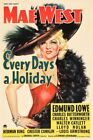 Mae West Every Days A Holiday Film Plakat Druk 17 X 12 Reprodukcja