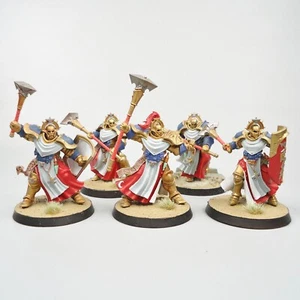 Warhammer Fantasy Age of Sigmar Army Stormcast Eternals Sequitors x5 Painted - Picture 1 of 6
